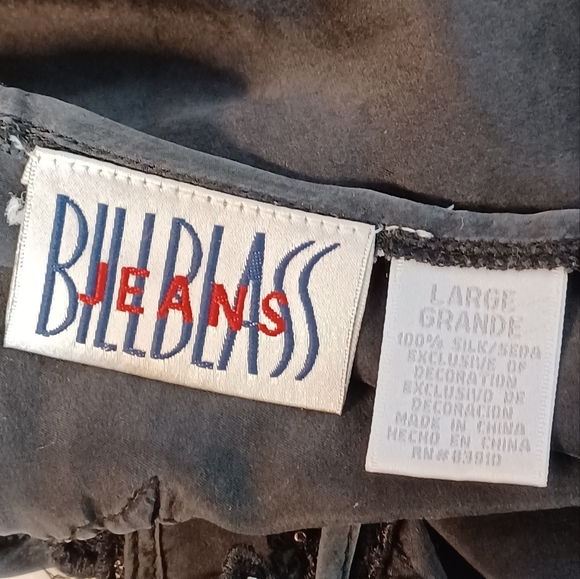 Vintage Bill Blass 100% Silk Embroidered Fairy Babydoll Beaded Neck Cami Top - Picture 9 of 12